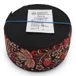 Лента (тесьма) жаккардовая 65.0 мм / 25±1 метров, рис. 9509 Клубничка, (черный) С3799Г17