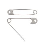 Булавки английские l=35 мм, никель, 100 шт, С-16