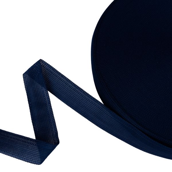 Тесьма (лента) окантовочная 24 мм / 100 метров, 919 т.синий, Gamma 024 О ЦВ