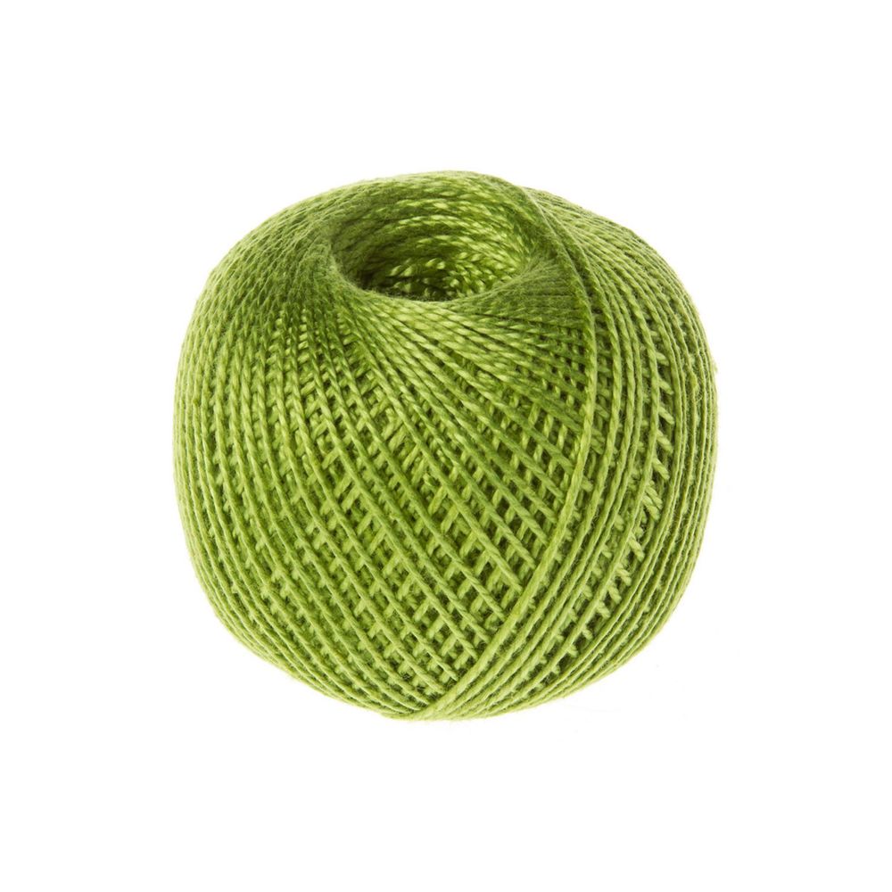 Пряжа ПНК им.Кирова Ирис / уп.20 мот. по 25 г, 150 м, 4006 зеленый светлый