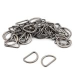 Полукольцо литое металл внутр. 33 мм (внешн. 41х28 мм), 50 шт, цв.черный никель, 819B-036