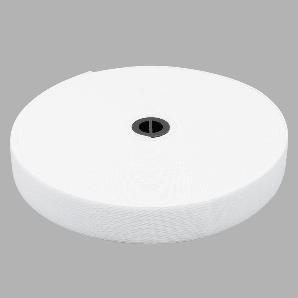 Резинка вязаная 25.0 мм / 25 метров, ТВ-25, белый