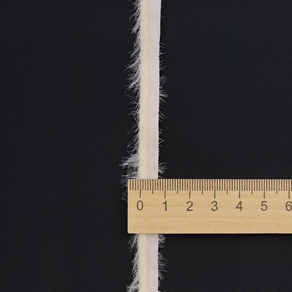 Кант декоративный Синель 10 мм / 45 метров, молочный, 3AR3045