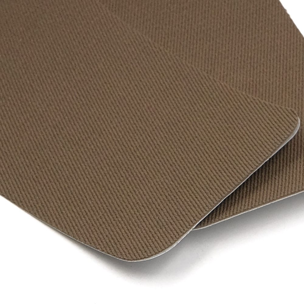 Термозаплатка, ткань, 52x78мм (коричневый (brown)), AZ03, 10 шт