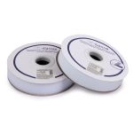 Лента контактная липучка фасовка (велкро) пришивная 25 мм / 5 метров, белый, Gamma LG-25, ПАРА (крючок+петля), качество "B"