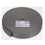 Стропа (ременная лента) 30 мм / 25 метров, толщ. 0.94 мм, [17.1 г/пог.м], 100% п/п, серый, Gamma 3075