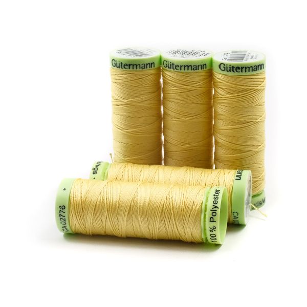 Нитки отделочные Gutermann Top Stitch, 30м, 578 бледно-желтый, 5 катушек