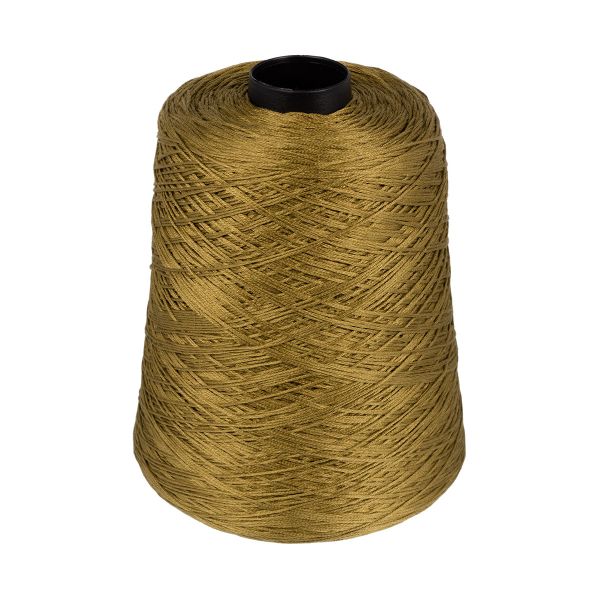 Мулине Gamma бобина 480±30 г (1800 метров), хлопок, цв. 0655 т.горчичный