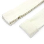 Манжеты трикотажные рукава 7.0 см / 3 метра, тонкие, 14 кл, 1х1, 301/с снежок (белый)
