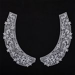 Пришивной кружевной воротник гипюр арт.TR.24GY03 27х6см цв.белый уп.50 комп, Kruzhevo