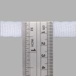 Шнур плоский плетеный х/б ⌀15.0 мм / 20 метров, цв.1 белый