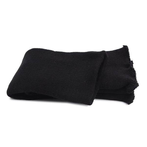 Манжеты трикотажные рукава 8.5 см / 30 см, 1 пара, плотные 3/4, 14 кл, 1х1, без шва, 004 черный