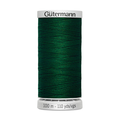 Нитки суперкрепкие Gutermann Extra Strong M782, 100м, 707 т.зеленый, 5 катушек