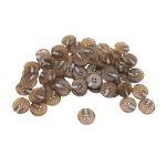 Пуговицы 4 прокола 32L=20 мм, col. C коричневый, 72 шт, CN2833