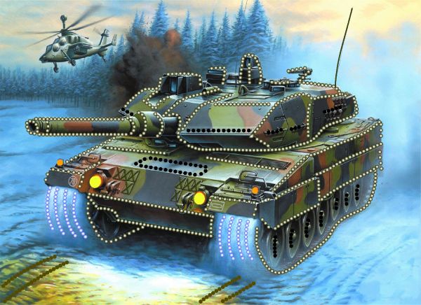 Рисунок для вышивания Матренин Посад (шелк), 28х34 -4162 Операция Буран