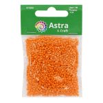 Бисер Astra&Craft 11/0 (2.1 мм), 200 г (10х20 г), цв. 50 оранжевый/непрозрачный