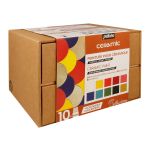 Набор красок Pebeo Ceramic Коллекция по керамике и металлу с аксессуарами 10 цв. 45 мл