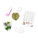 Алмазная (кристальная) мозаика Фрея, Монстера, 8,5х9 см