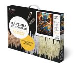 Картина по номерам Фрея, с поталью Волшебный филин, 50х40 см