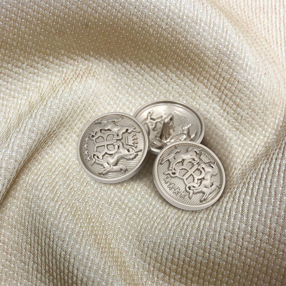 Пуговицы металлические на ножке 36L-23 мм, С-MP09 цв.серебро, 10 шт