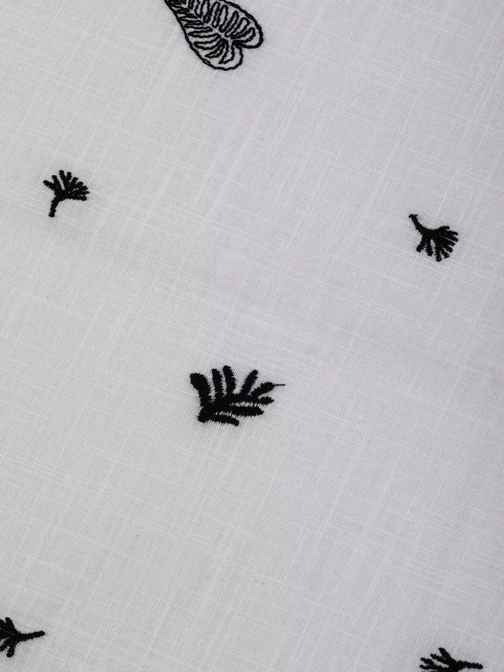 Ткань шитьё (прошва) 100 г/м², 150 см / 2 метра, TBY.Emb.A823.2.2, цв.02 белый