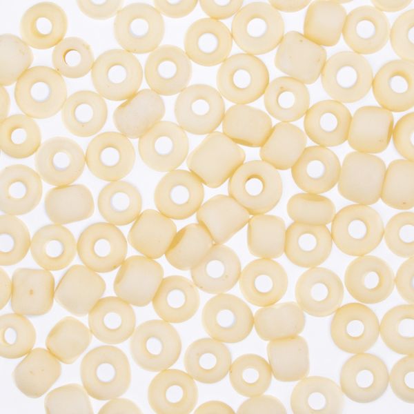 Бисер Zlatka 8/0, 100 г (10х10 г), №1000 желтый макарун, GR