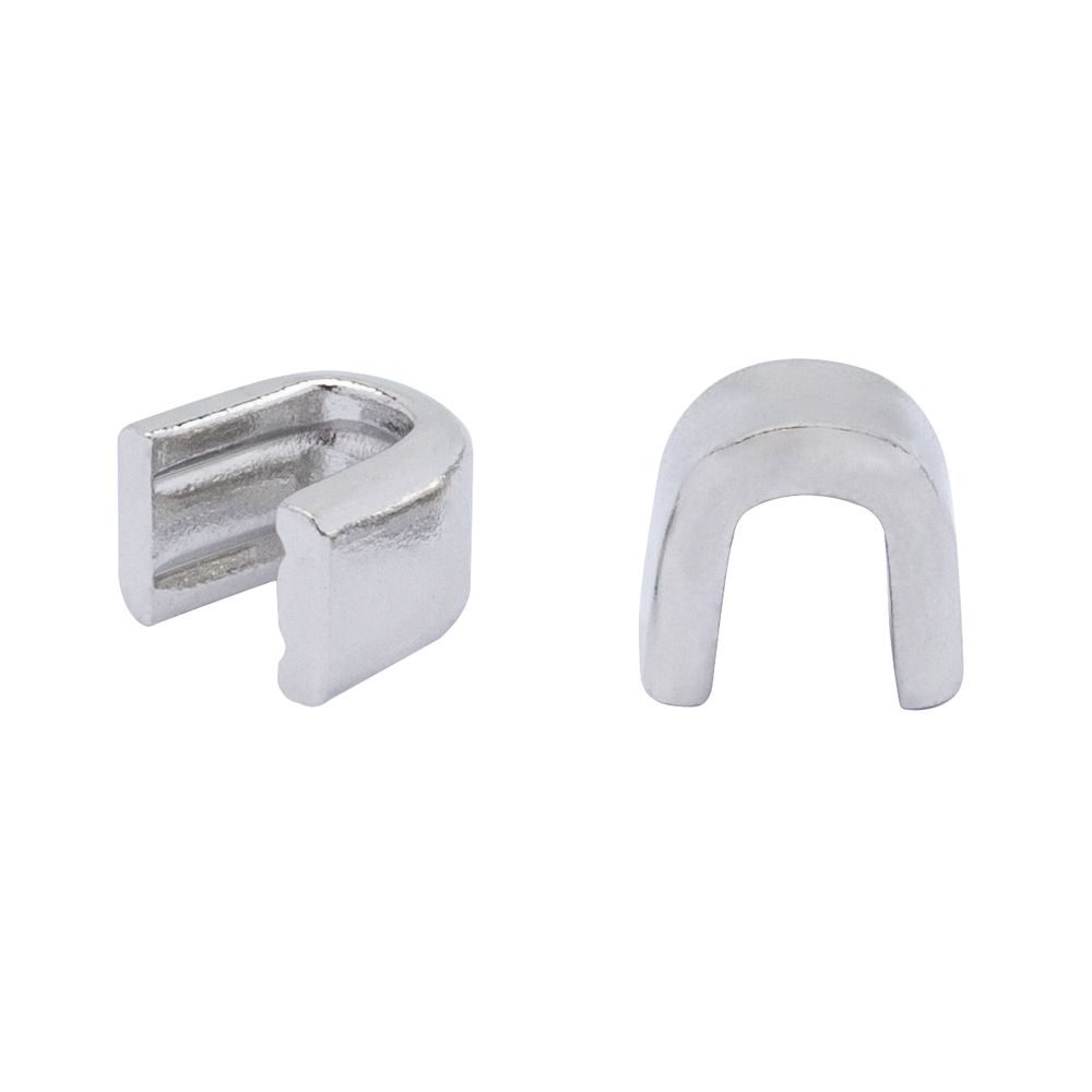 Ограничитель верхний для металлической молнии Т8 (никель), 0298-0360, 100 шт