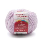 Пряжа Троицкая Кроха / уп.10 мот. по 50 г, 135 м, 29 розовая сирень