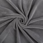 Велюр 240 г/м², 150х185±5 см, серый/grey, Gamma VELRN