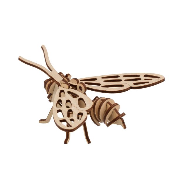 Модель сборная: Серия Живая природа Пазл 3D фанера Шмель, Rezark NIZ-06