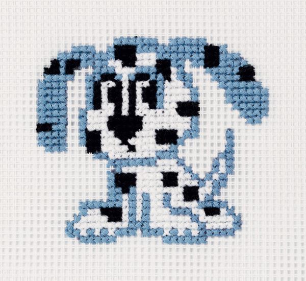 Набор для вышивания нитками Klart, Детские истории. Щенок, 11х12 см