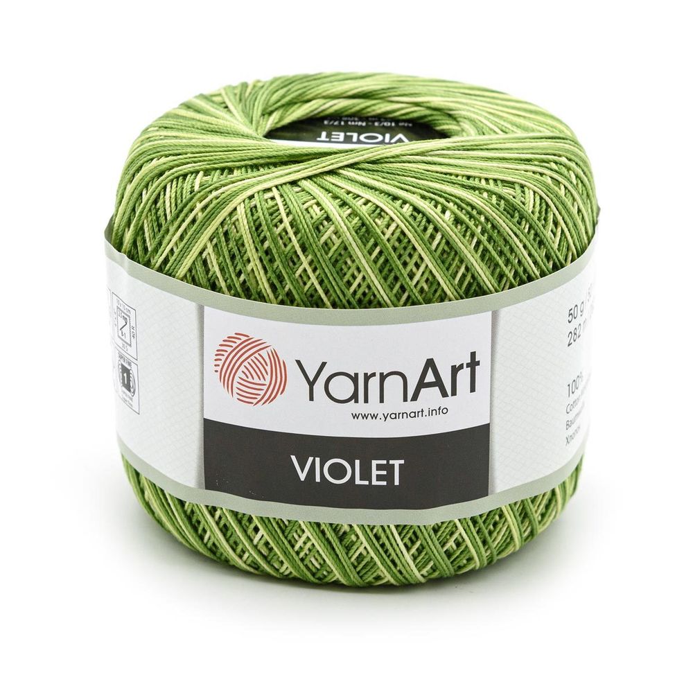 Пряжа YarnArt (ЯрнАрт) Violet Melange / уп.6 мот. по 50 г, 282м, 0188 меланж