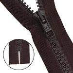 Молния трактор Arta Т6 (6 мм) 1 зам., н/раз., 18 см, цв. 068 т.коричневый, уп.10 шт