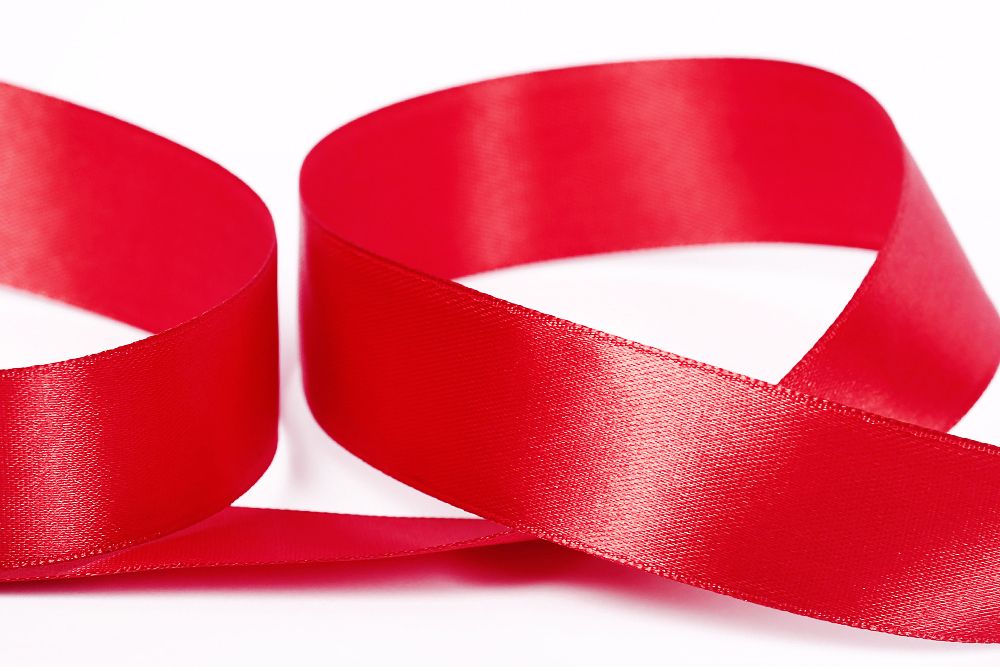 Лента атласная 1-сторонняя 25.0 мм / 33±2 метра, 112 т.красный, Gamma