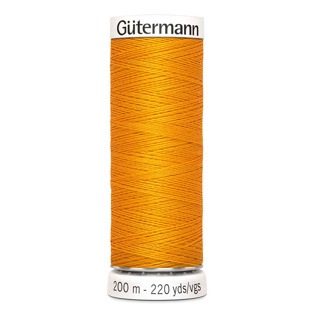 Нитки универсальные Gutermann Sew-all 100 (200 метров), 5 кат. | 362 оранжево-желтый