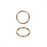 Кольца для бюстгальтера металл ⌀8.0 мм, 008 цв.золото, уп.100 шт