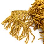 Бахрома отделочная 70.0 мм / 25 метров, 112 золотистый