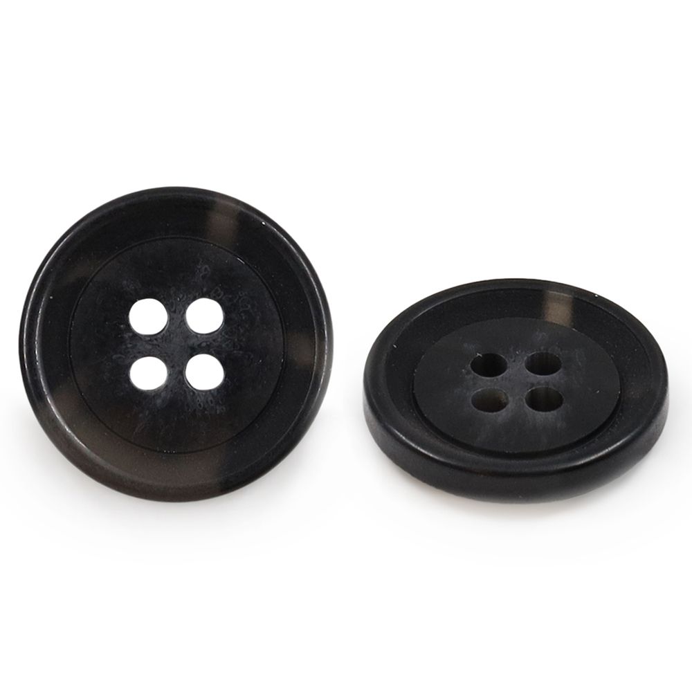 Пуговицы 4 прокола 24L=15 мм, (col.A (черный)) CN, 144 шт