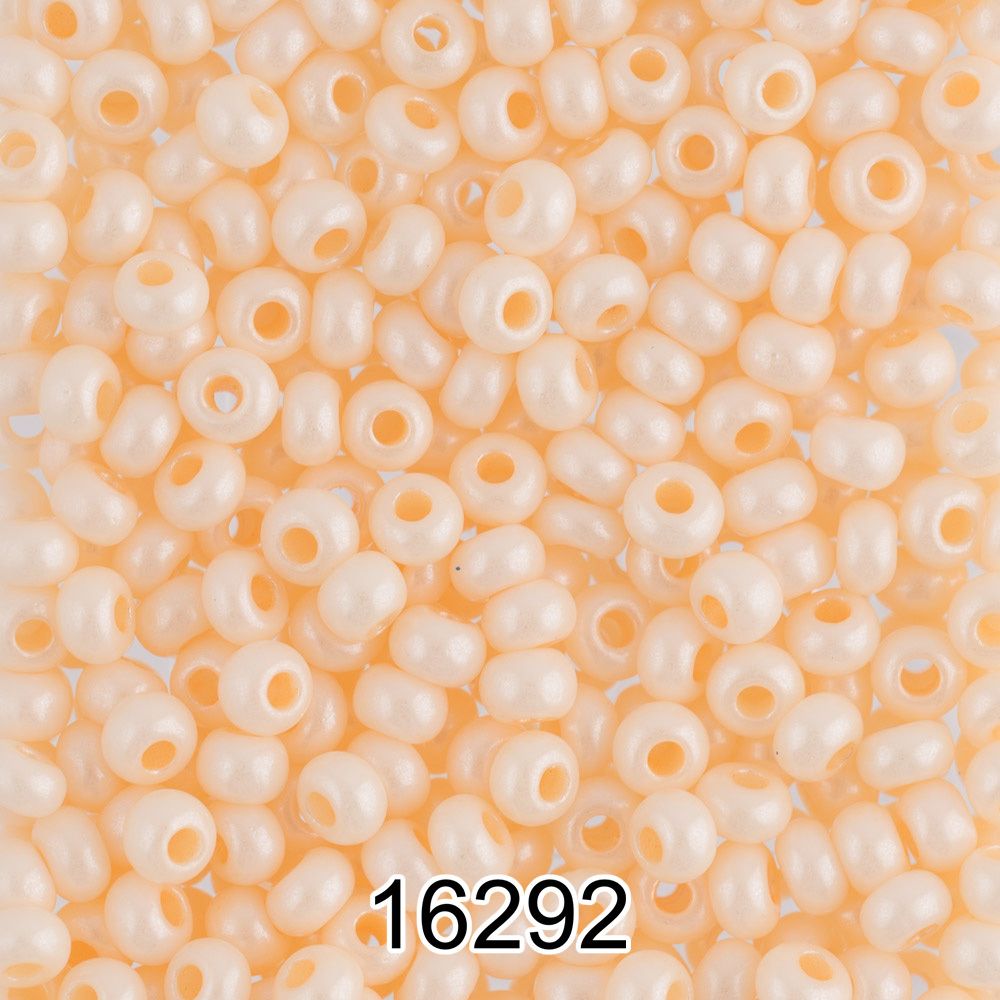 Бисер Preciosa круглый 10/0, 2.3 мм, 500 г, 16292 (Ф304) св.оранжевый