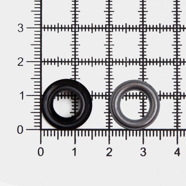 Люверсы металл ⌀_7.3 мм (внутр.), h5.41 мм (внутр.), №5, металл, уп.≈1000 шт, New Star, оксид