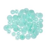 Кнопка рубашечная установочная пластик ⌀15 мм, 500 шт, 011 бирюза, Micron POM-15/500