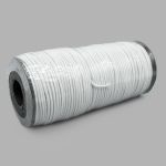 Резинка шляпная (шнур эластичный) ⌀2.0 мм / 100 метров, 0370-0200, С501 - белый