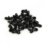 Брови полукруглые 20 мм, TBY.70081, цв.черный уп.50 шт