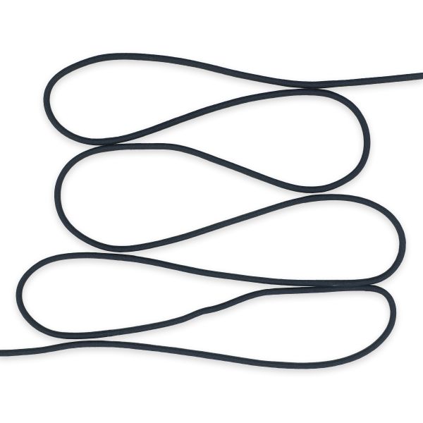 Резинка шляпная (шнур эластичный) ⌀3.0 мм / 30 метров, т.синий