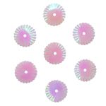 Пайетки фигурные рельефные 10 мм, Астра 10г, 319 св.-розовый Перламутр, уп.10 шт