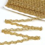 Тесьма отделочная 13 мм, 9545 цв.золото уп.13.71м