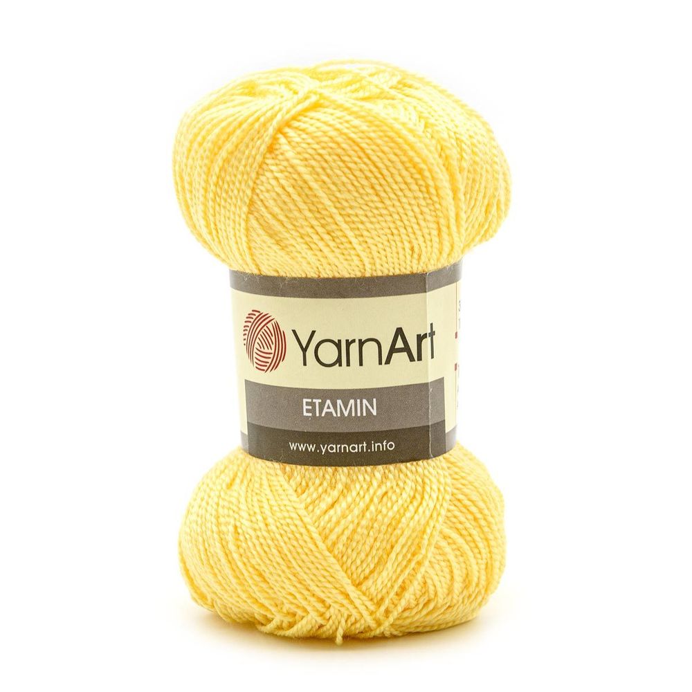 Пряжа YarnArt (ЯрнАрт) Etamin / уп.10 мот. по 30 г, 180м, 461 желтый /TOS/