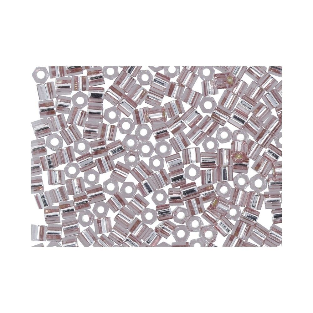 Бисер Toho 11/0 Hexagon 3 (2.2 мм), 25 г (5х5 г), 0026 бл.сиреневый