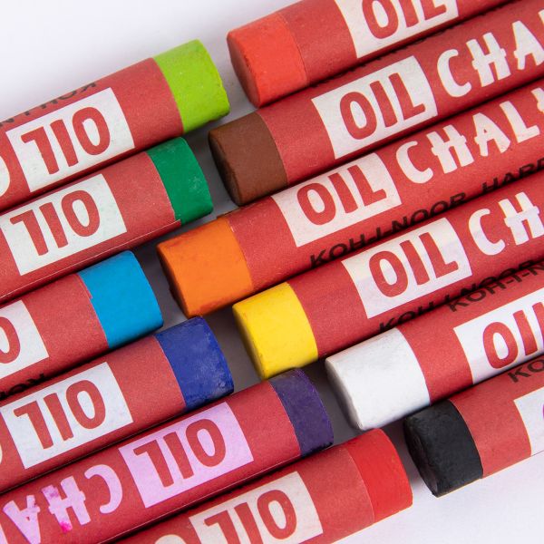 Пастель масляная набор 12 цв, 8312012010KS, KOH-I-NOOR