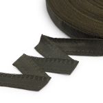 Тесьма брючная односторонняя 16 мм, 50 м, 2.9 г/м, хаки